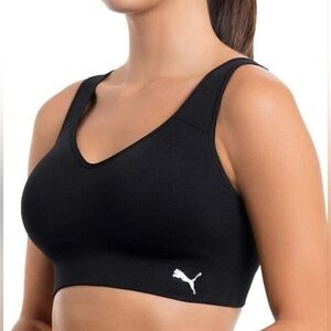 Puma Womens Seamless Drycell Sports Bra Black Size XL